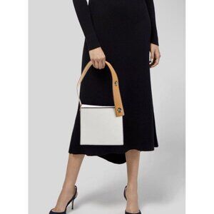 Danse Lente Bag Shoulder Strap Cream Off White Tan Brown Zoe Leather bag